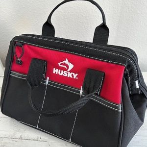 (New) Husky 12 in.Tool Bag Storage Organizer Carrying Case Zip Closure